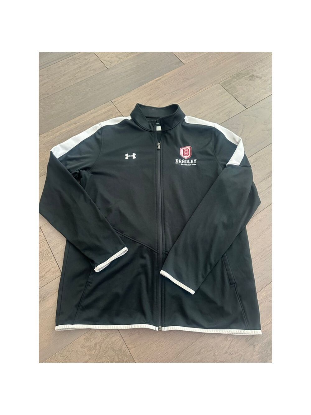 Under Armour Baseball Jacket Large Bradley University